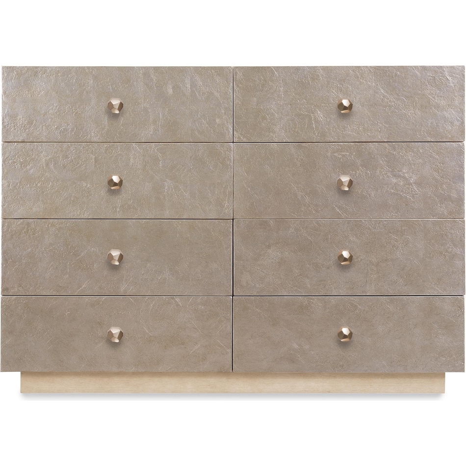 hooker furniture polished limestone double   