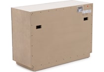 hooker furniture polished limestone double   