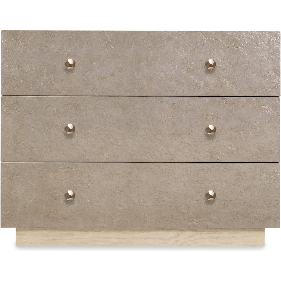 hooker furniture polished limestone drawer   
