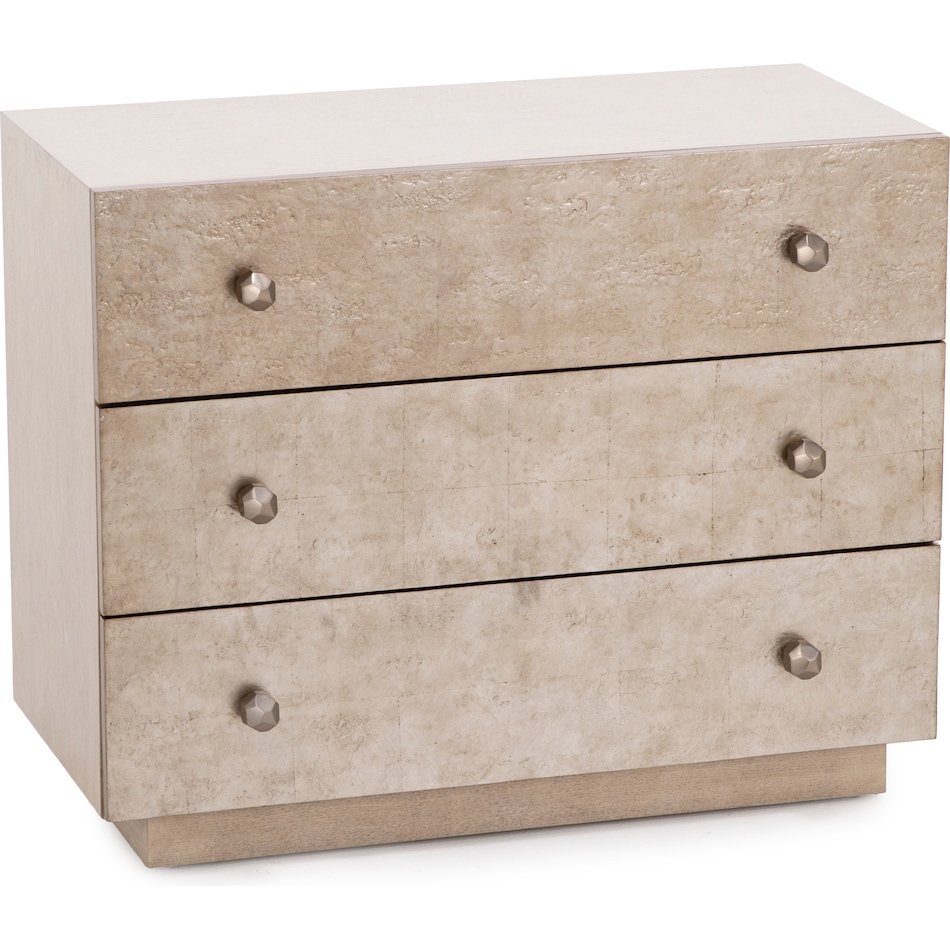 hooker furniture polished limestone drawer   