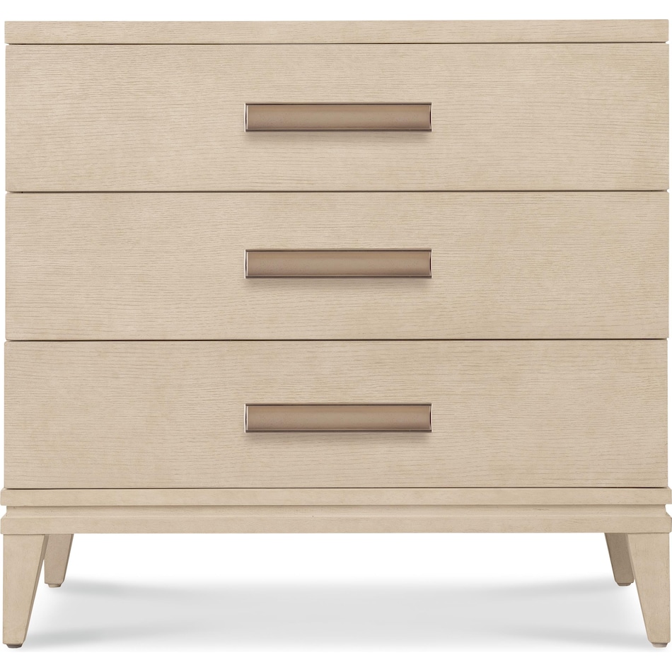 hooker furniture tan three drawer   