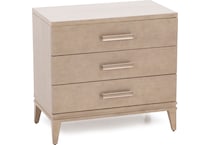 hooker furniture tan three drawer   
