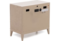 hooker furniture tan three drawer   
