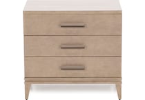 hooker furniture tan three drawer   