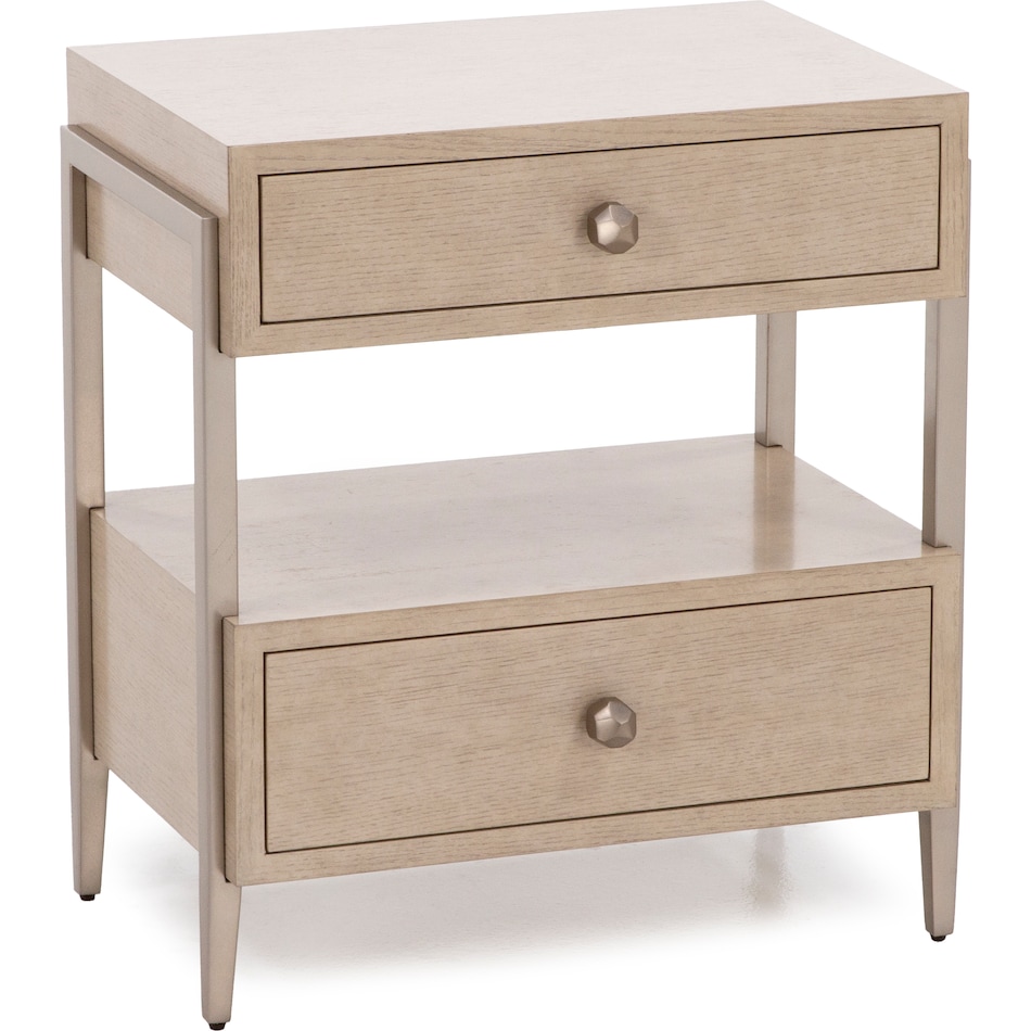 hooker furniture tan two drawer   
