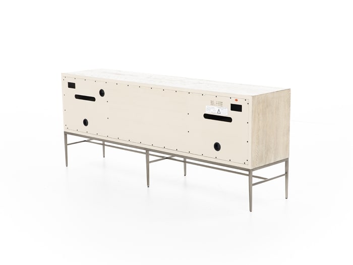hooker furniture white console  image ccade  