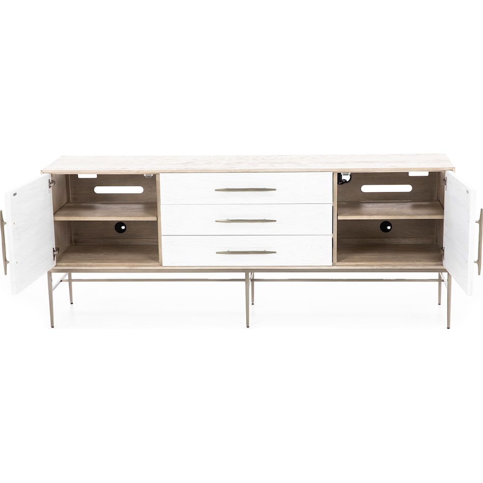 hooker furniture white console ccade  
