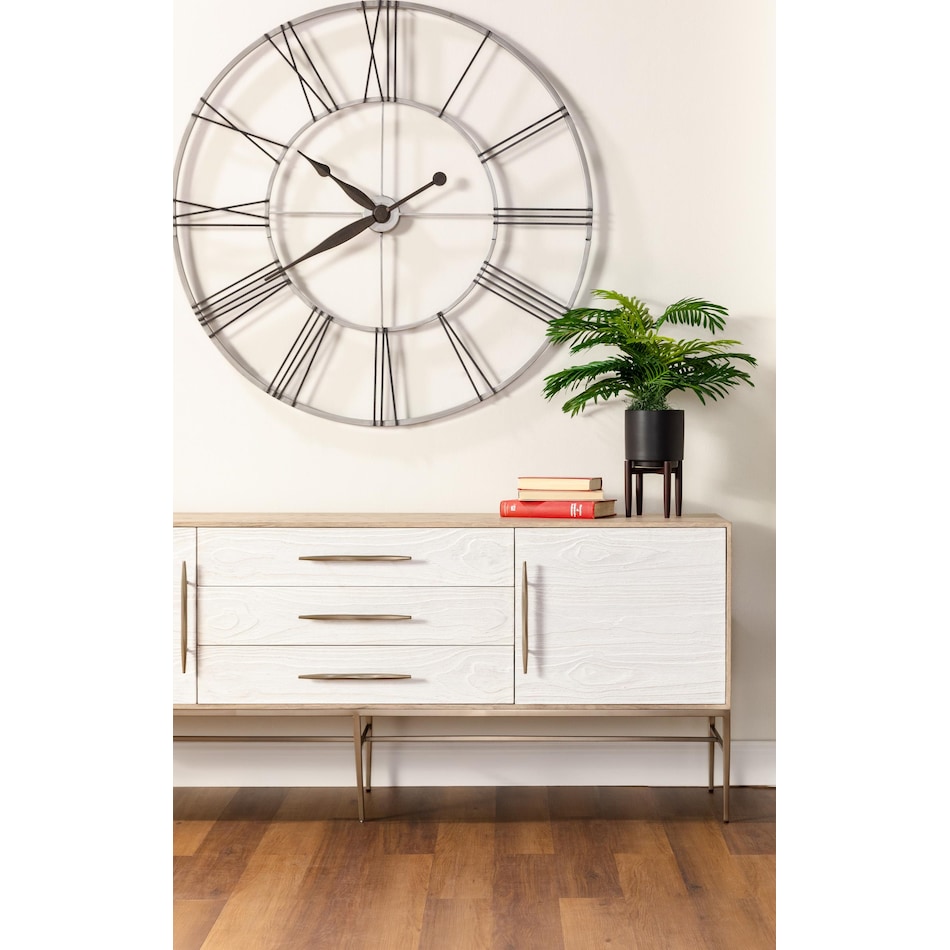 hooker furniture white console lifestyle image ccade  