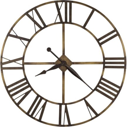 Howard Miller Wingate Wrought Iron Wall Clock 49"