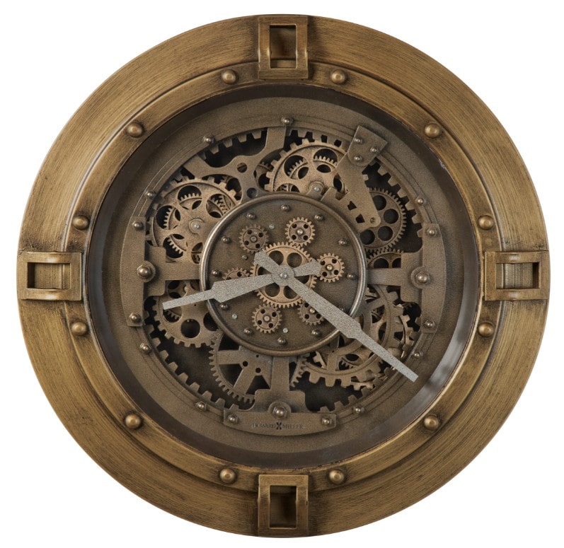 Augustina - Antique Black - Wall Clock - Furniture Connection