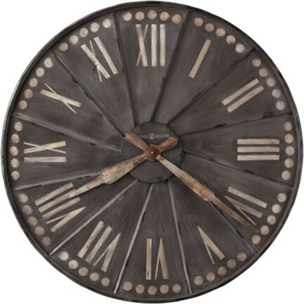 Howard Miller Ant.Charcoal Wall Clock 35"
