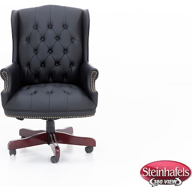 Black Traditional Office Chair