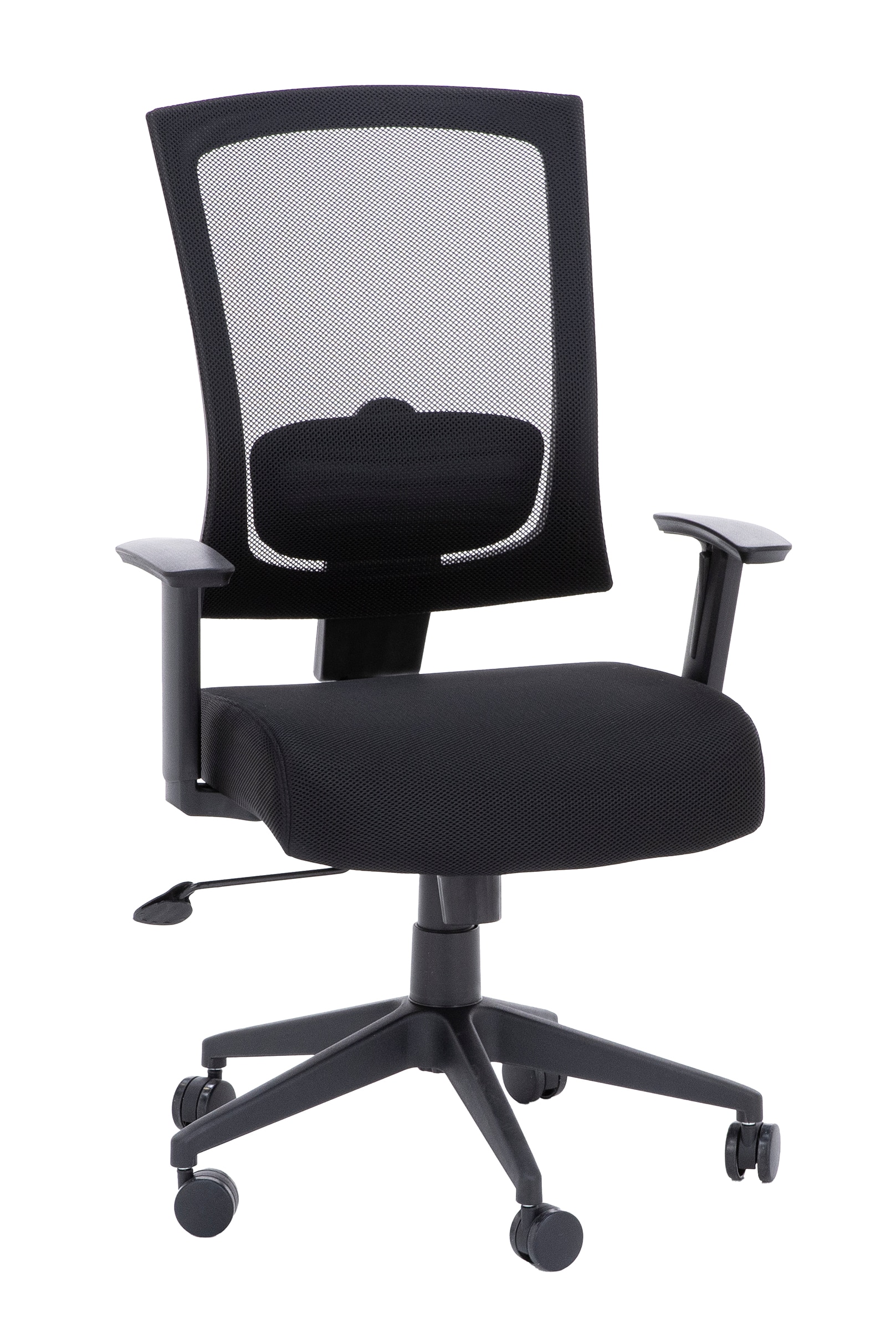 Black Lumbar Support Office Chair | Steinhafels