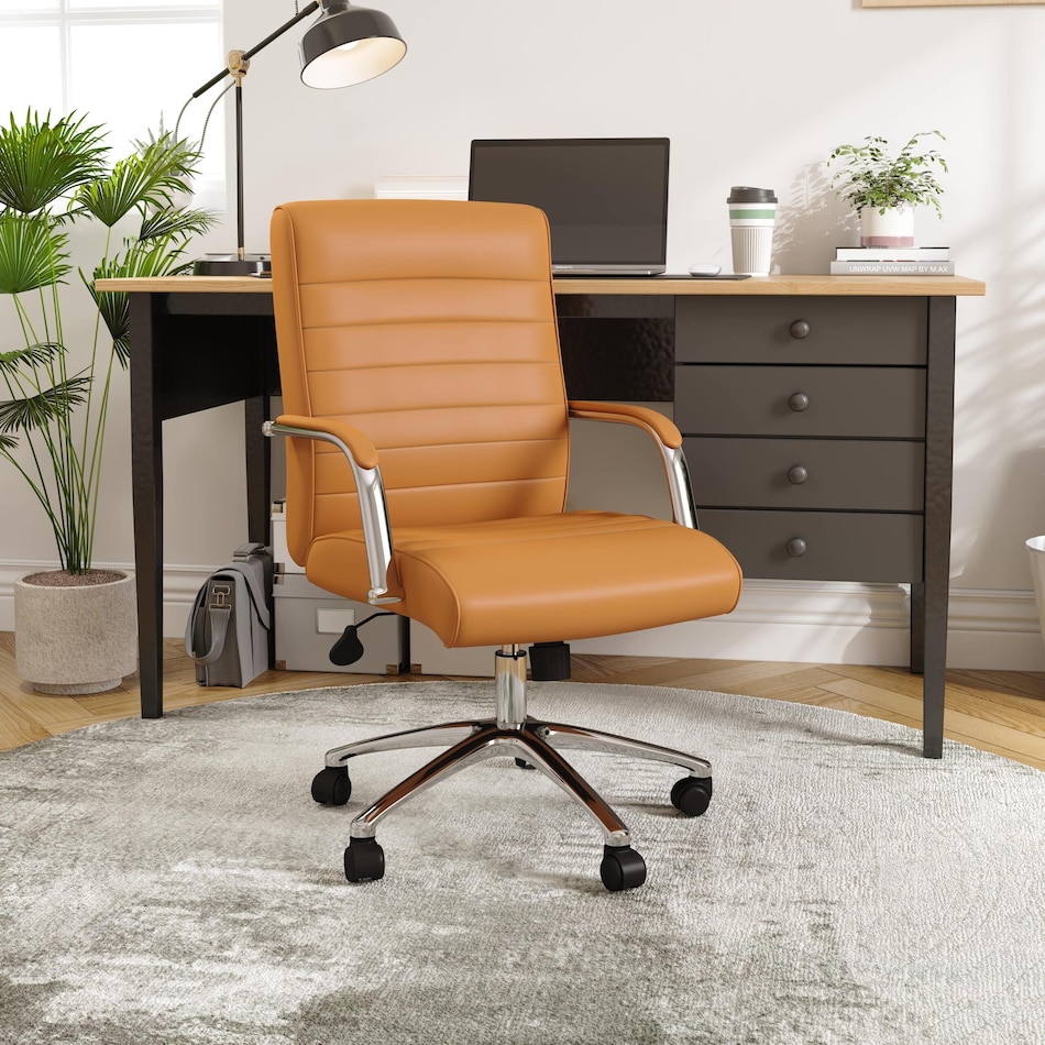hspi orange desk chair mdn  