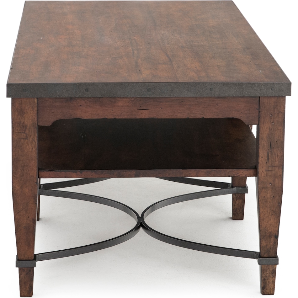 hukl brown cocktail table   