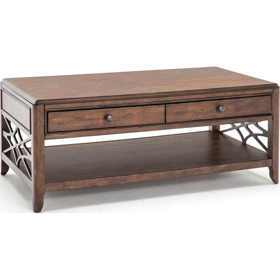hukl brown cocktail table   