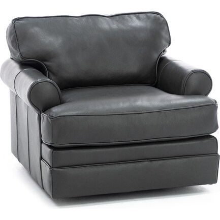 Fit For Your Room Leather Swivel Chair