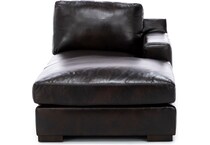 hukl dark brown sta lth sectional zpkg  