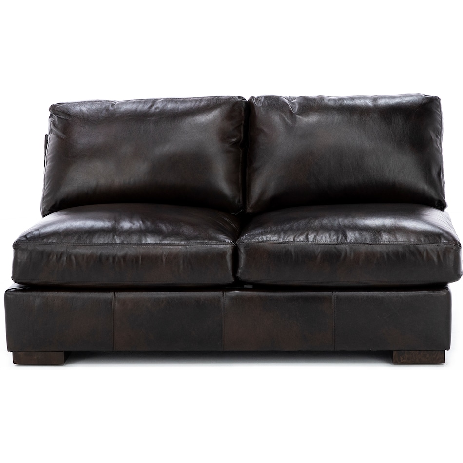 hukl dark brown sta lth sectional zpkg  