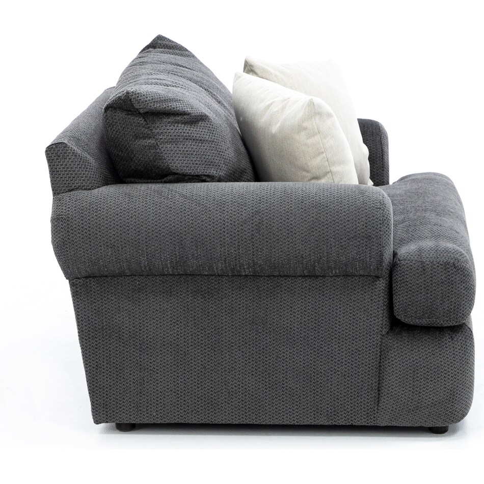 hukl grey chair and a half   