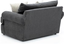hukl grey chair and a half   