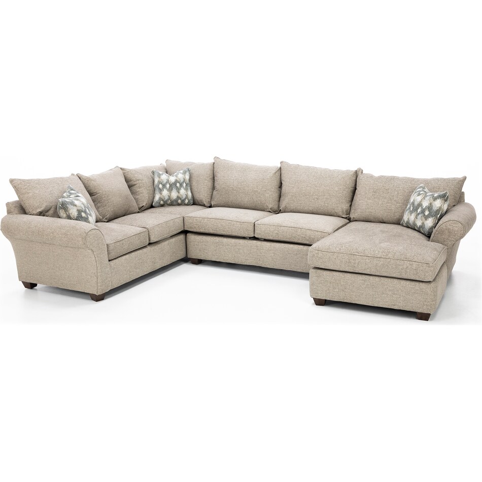 hukl grey sta fab sectional pieces zpkg  