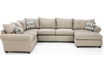 hukl grey sta fab sectional pieces zpkg  
