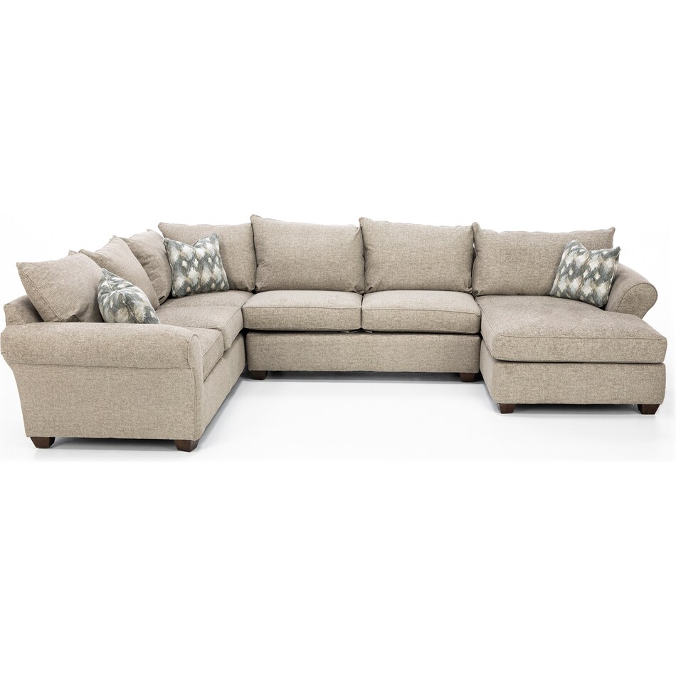 hukl grey sta fab sectional pieces zpkg  