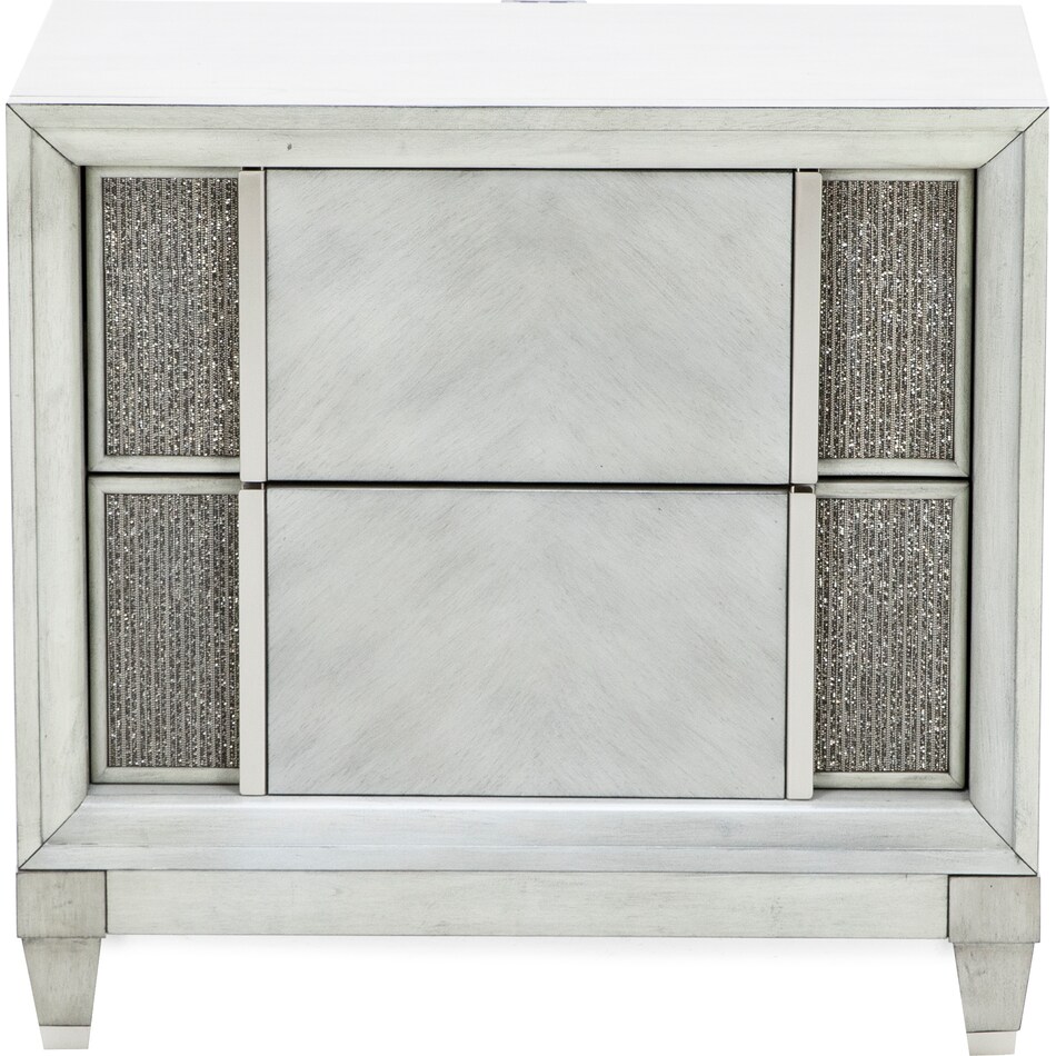 hukl silver two drawer   