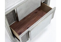 hukl silver two drawer   