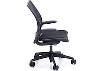 humn black desk chair   