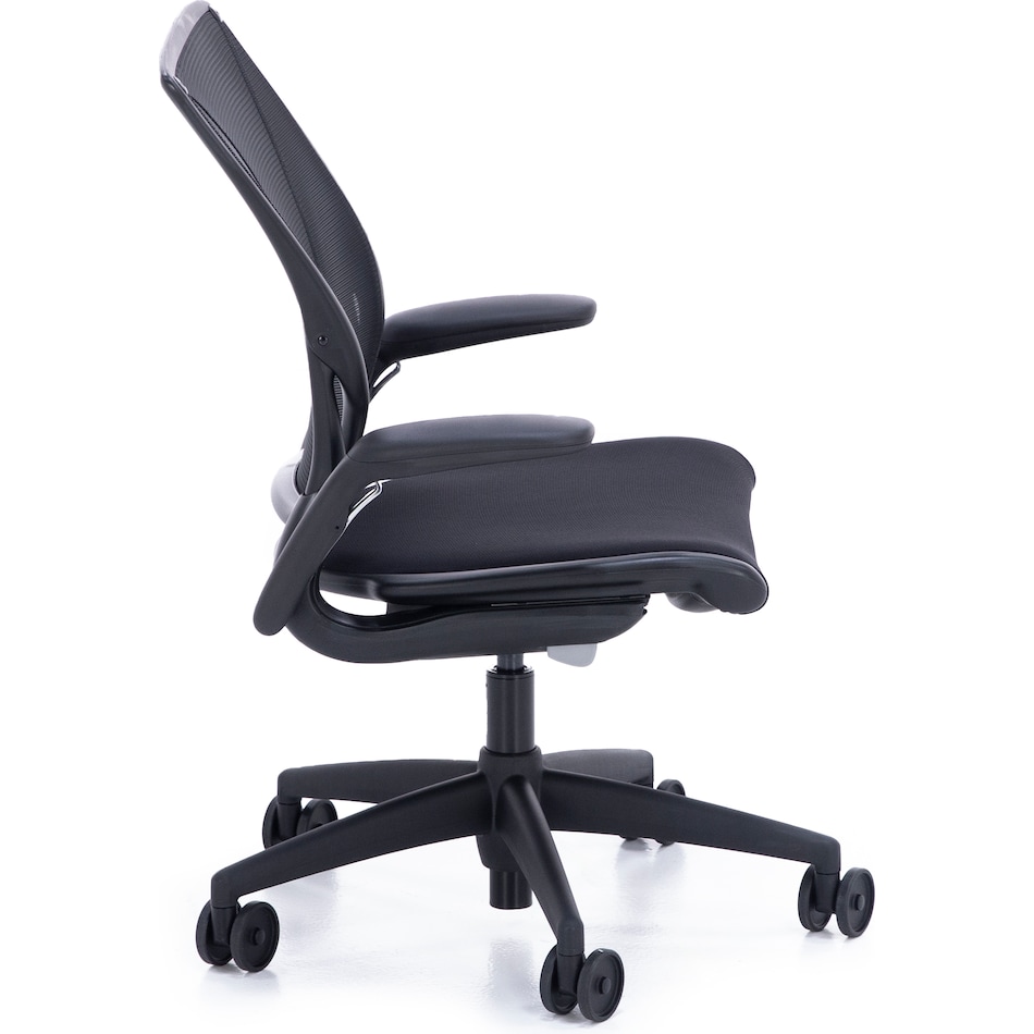 humn black desk chair   