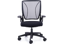 humn black desk chair   