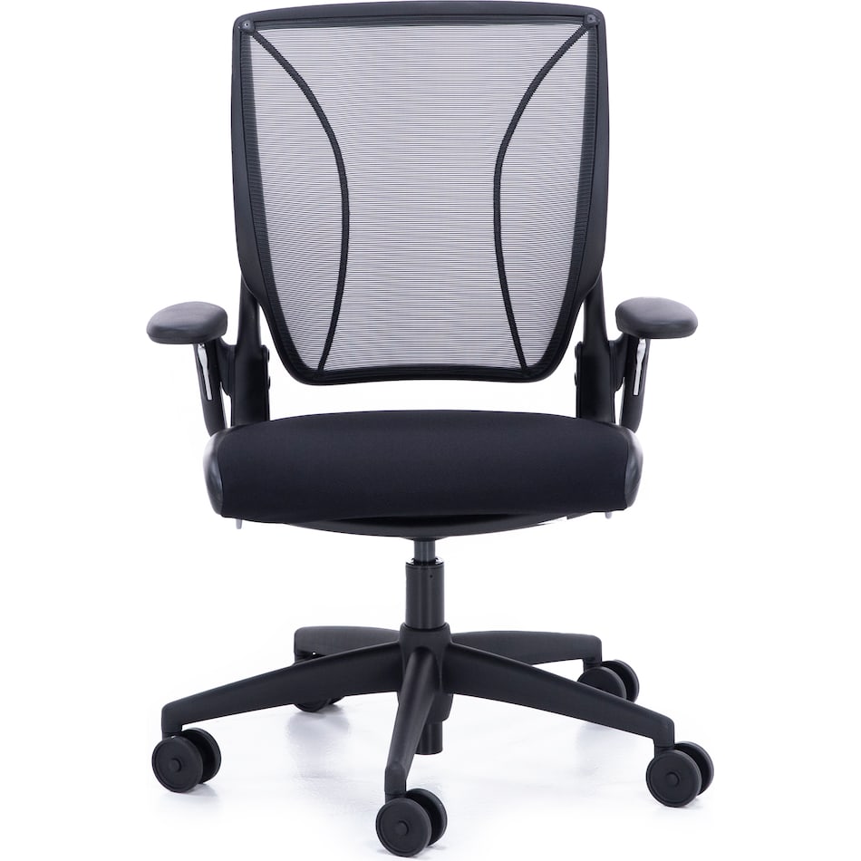 humn black desk chair   