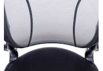 humn black desk chair   