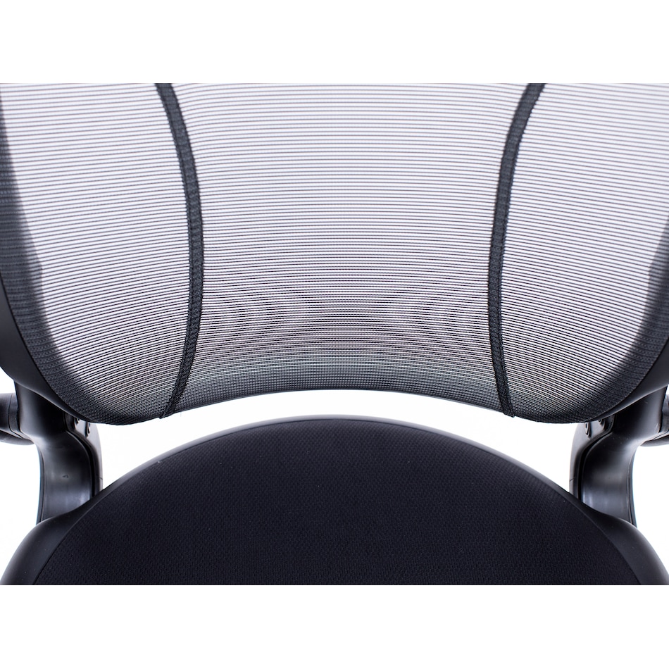 humn black desk chair   