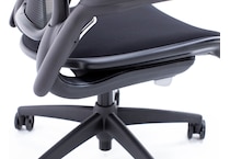 humn black desk chair   