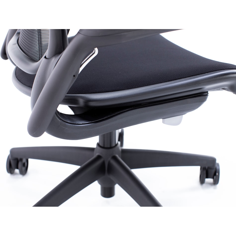 humn black desk chair   