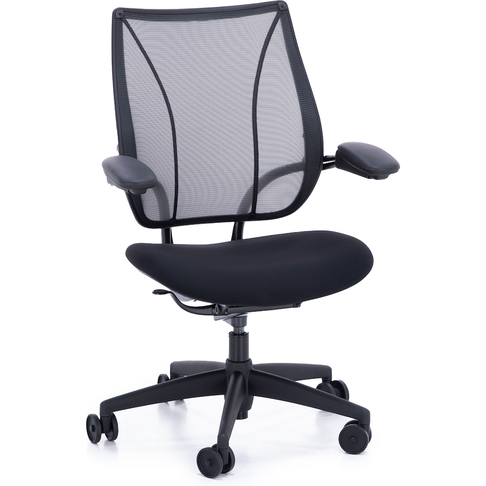 humn black desk chair   