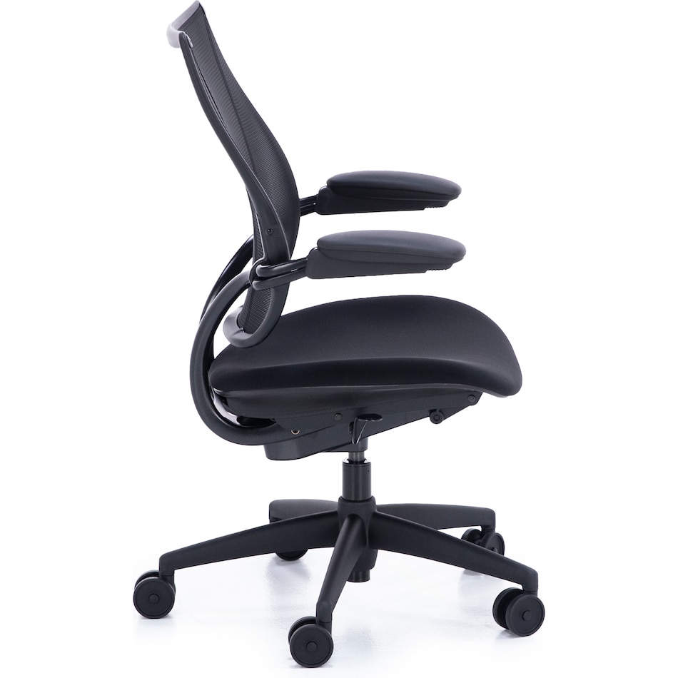 humn black desk chair   