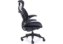 humn black desk chair   