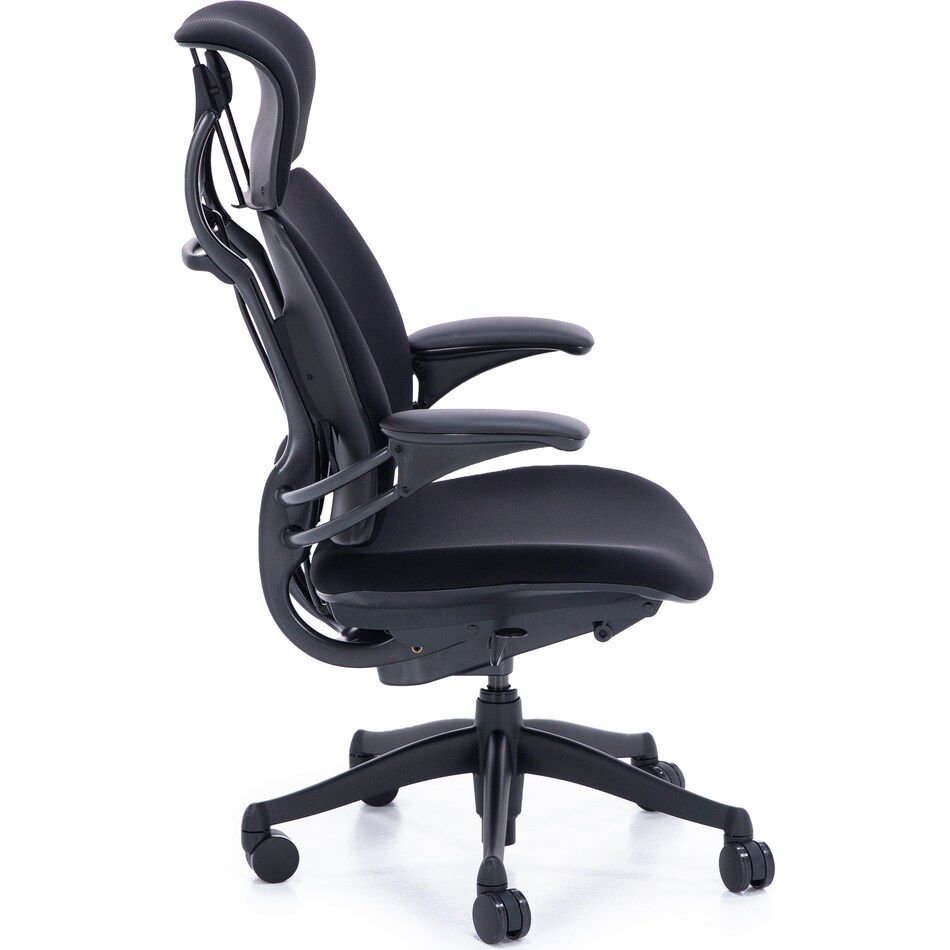 humn black desk chair   