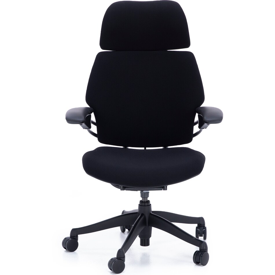 humn black desk chair   