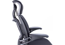 humn black desk chair   