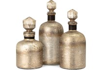 imax gold jar vase bowl plate set  