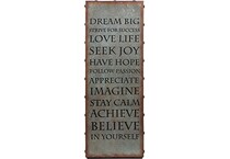 imax silver wood plaques   