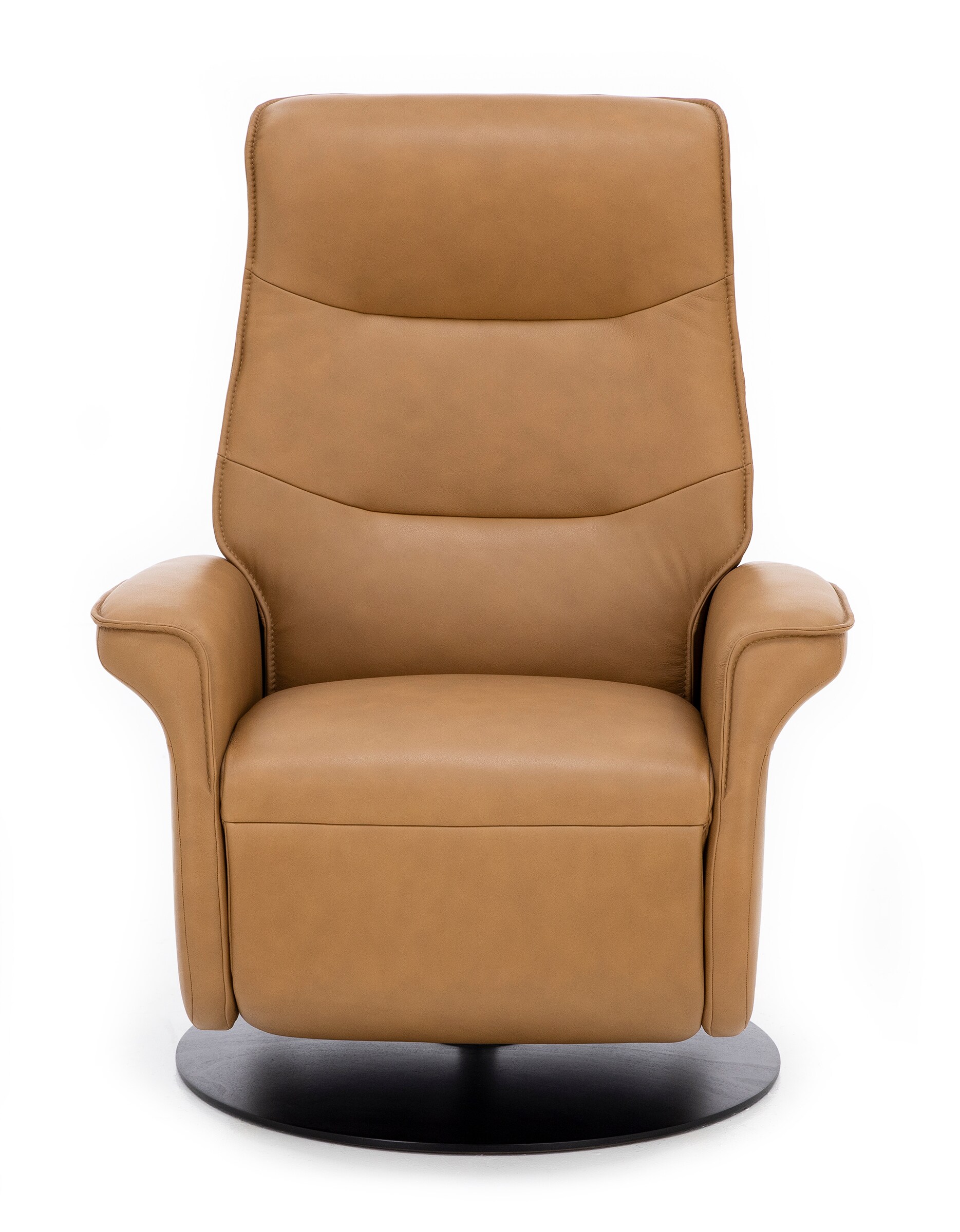 Modern Comfort by Direct Design Vianna Leather Power Swivel Recliner