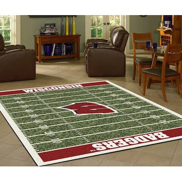 Badgers Area Rug