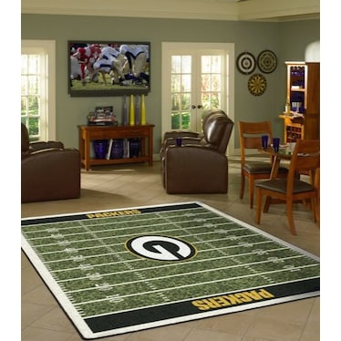 Packer Homefield Area Rug 3'8"W x 5'3"L