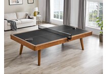 impr walnut finish console mcm  